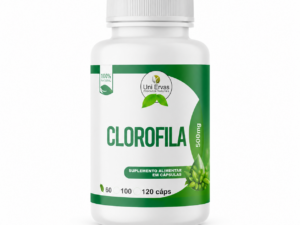 Clorofila 500 mg Uni Ervas en cápsulas.