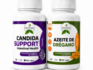 Kit Cándida Support con Aceite de Orégano suplemento natural para bienestar intestinal